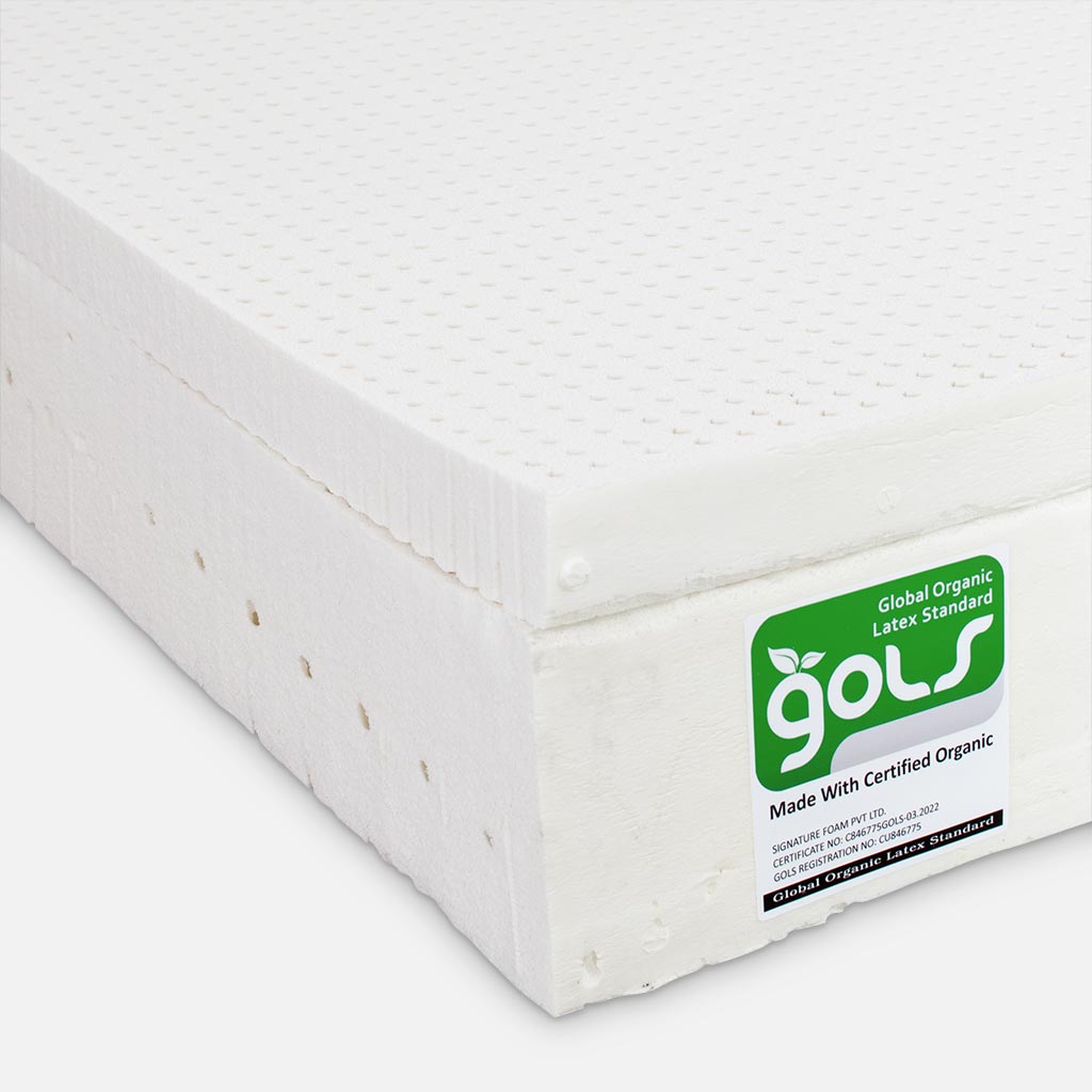 8" GOLS Organic Dunlop Latex Mattress