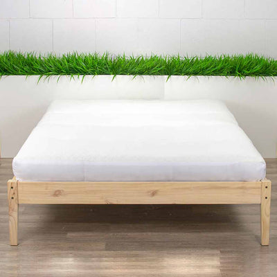 Luxury Comfort Futon Mattress on Bed Frame