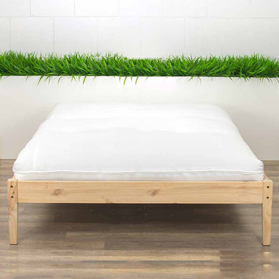 Luxury Futon Mattress on Bed Frame